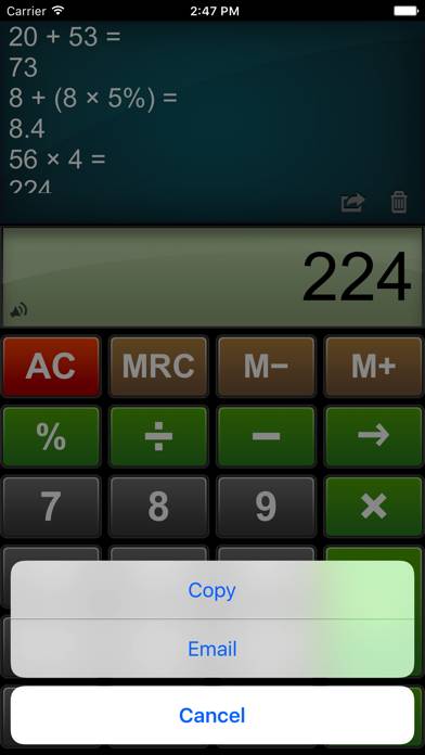 Calculator Easy HD App screenshot #4