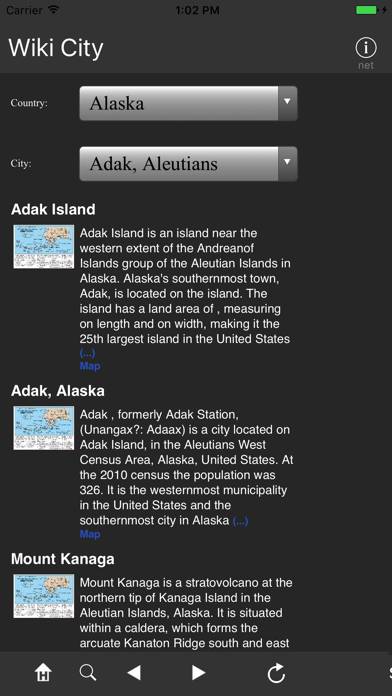 Wiki City App screenshot #1