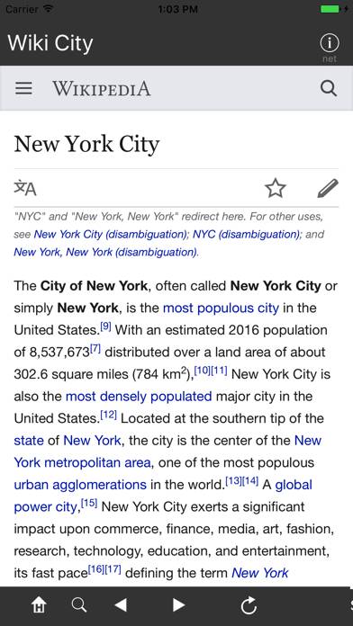 Wiki City App screenshot #4