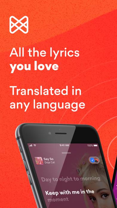 Musixmatch Lyrics Finder App screenshot #1