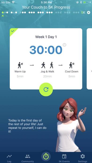 Couch to 5K App screenshot #1