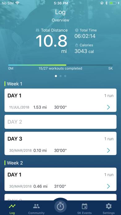 Couch to 5K App screenshot #4