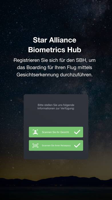 Star Alliance Navigator App-Screenshot