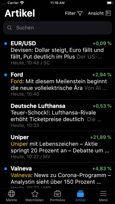 Der AktionÄr App-Screenshot