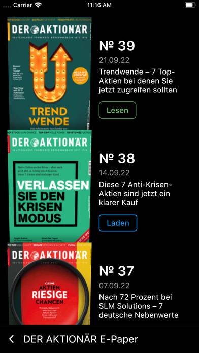 Der AktionÄr App-Screenshot