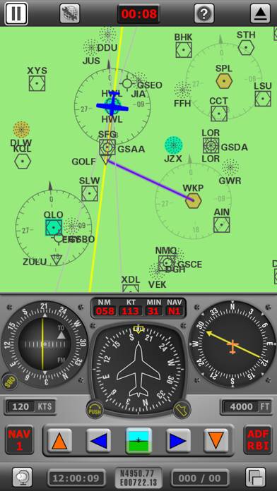 Radio Navigation Simulator IFR Schermata dell'app #3
