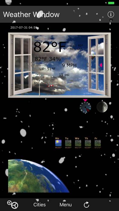 Weather Window Captura de pantalla de la aplicación #2