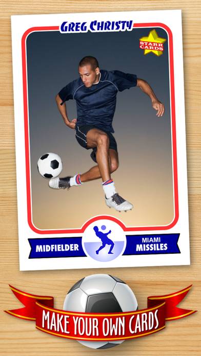 Soccer Card Maker - Make Your Own Custom Soccer Cards with Starr Cards immagine dello schermo