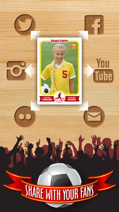 Soccer Card Maker Captura de pantalla de la aplicación #4