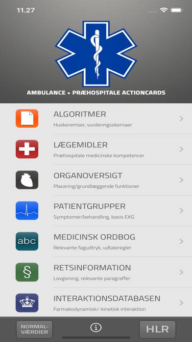 Ambulance Actioncards