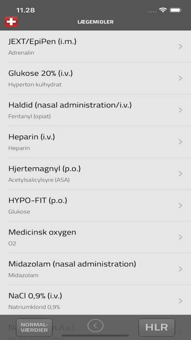Ambulance Actioncards Captura de pantalla de la aplicación