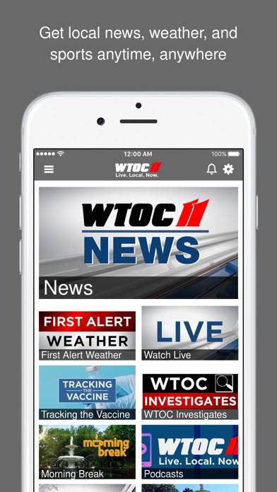 WTOC 11 News screenshot