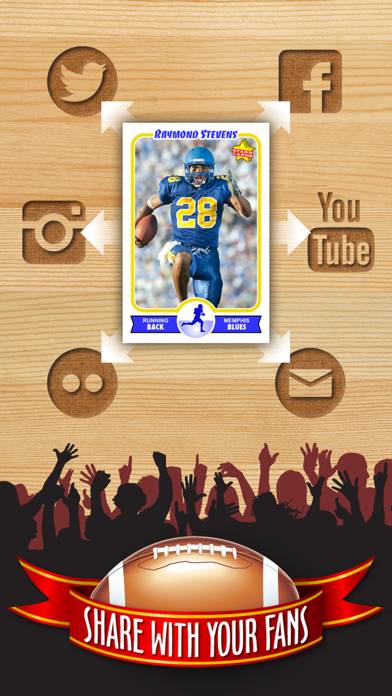 Football Card Maker Captura de pantalla de la aplicación #4