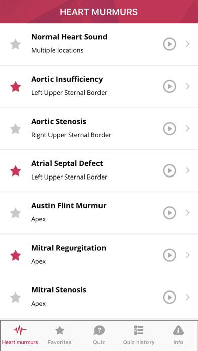 Heart Murmurs Pro Скриншот приложения #1