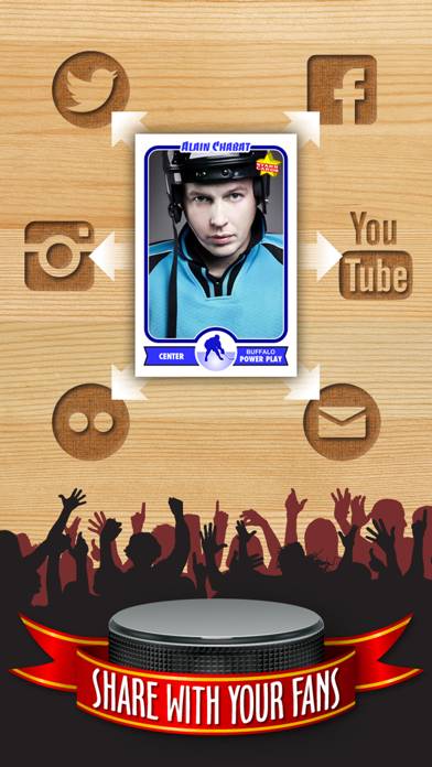Hockey Card Maker App skärmdump #4