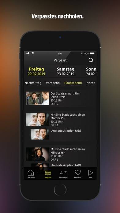 ORF TVthek: Video on Demand App-Screenshot #3