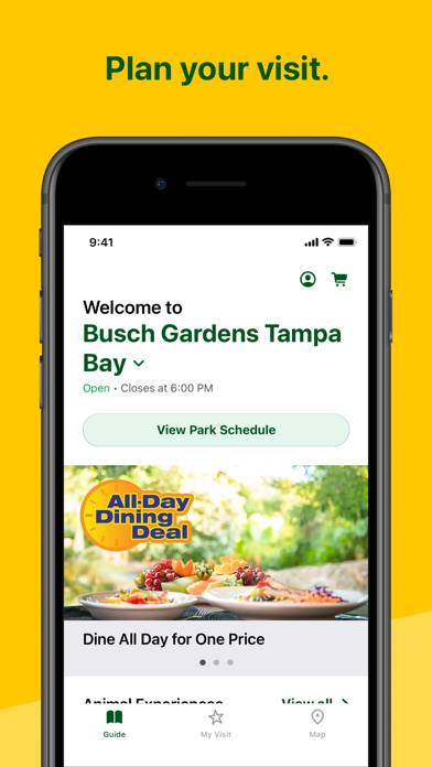 Busch Gardens App screenshot