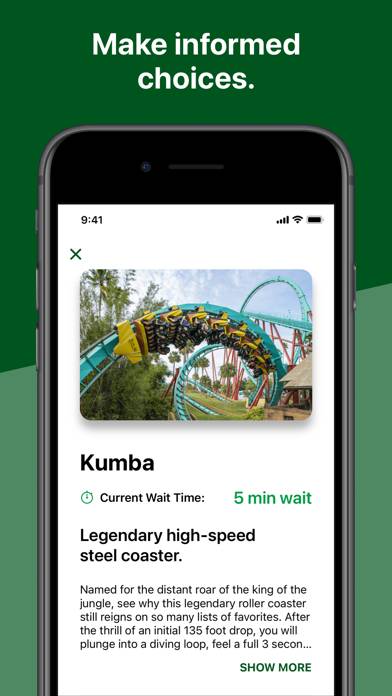 Busch Gardens App screenshot