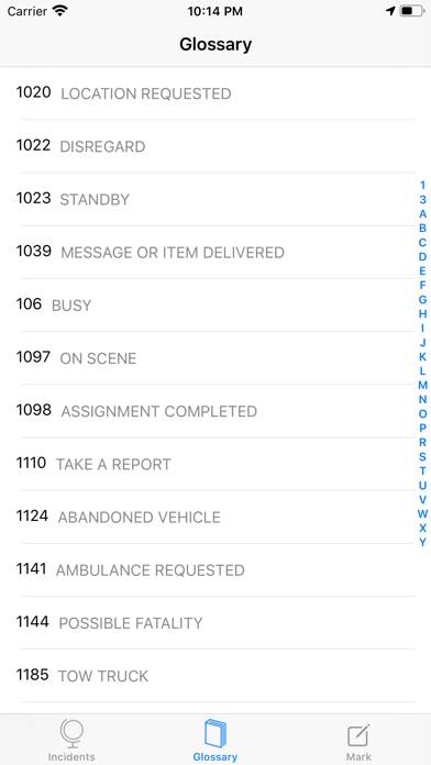 CHP Incidents App screenshot