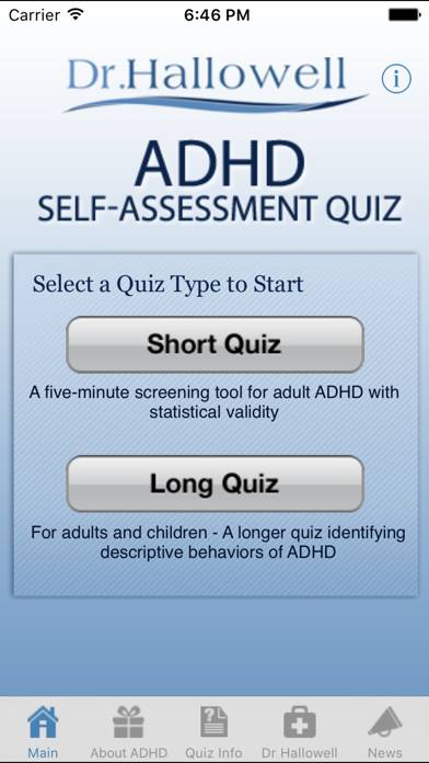 ADHD Quiz screenshot