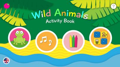Wild Animals - Activity Book Скриншот