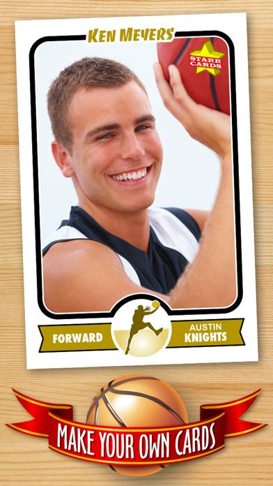 Basketball Card Maker (Ad Free) - Make Your Own Custom Basketball Cards with Starr Cards screenshot