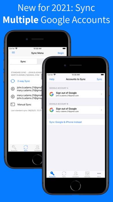 Contacts Sync: Google & More Capture d'écran de l'application #2