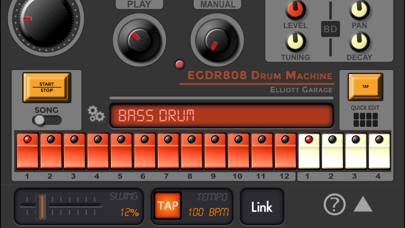 EGDR808 Drum Machine HD Captura de pantalla de la aplicación #4