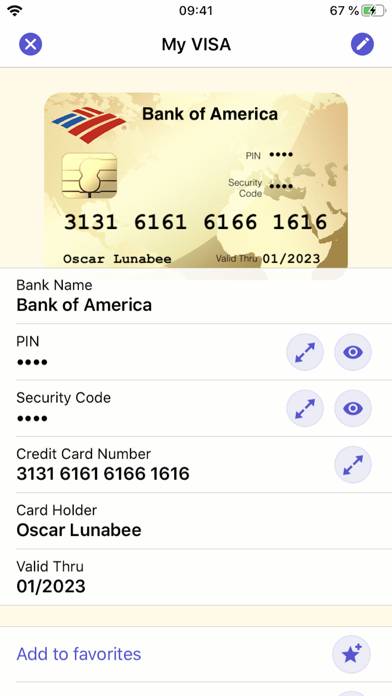 OneSafe password manager App screenshot #3