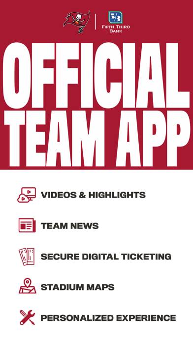 Tampa Bay Buccaneers Official screenshot