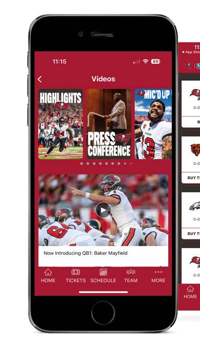 Tampa Bay Buccaneers Official screenshot #2