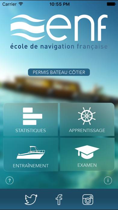 Permis bateau côtier ENF App screenshot #1