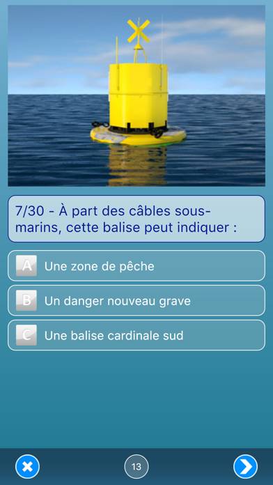 Permis bateau côtier ENF App screenshot #4