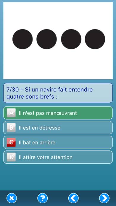 Permis bateau fluvial App screenshot