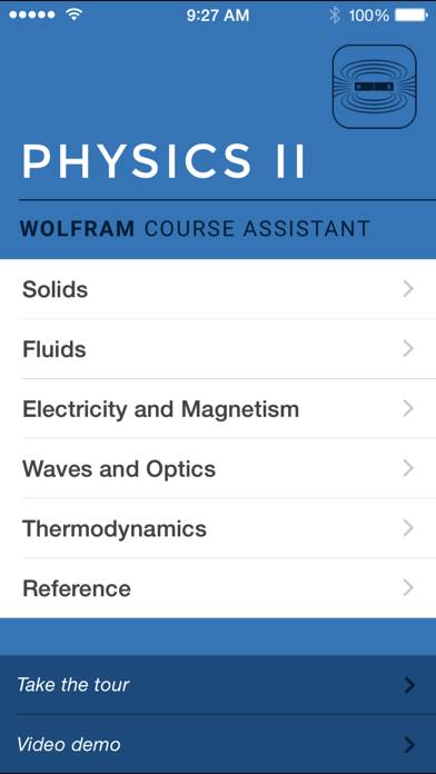 Wolfram Physics II Course Assistant App screenshot #1