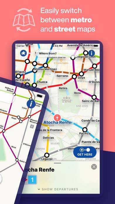 Madrid Metro Schermata dell'app #2