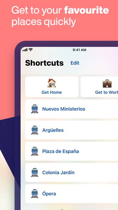 Madrid Metro Captura de pantalla de la aplicación #5