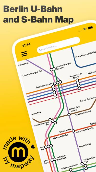 Berlin Subway: S & U-Bahn map