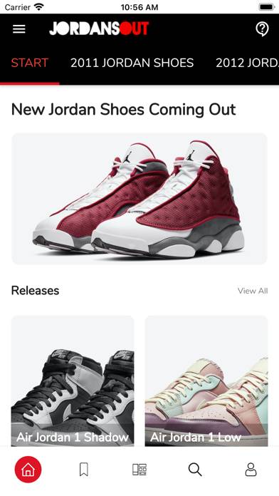 Jordans Out Captura de pantalla de la aplicación #1