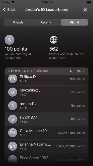 Jordans Out Captura de pantalla de la aplicación