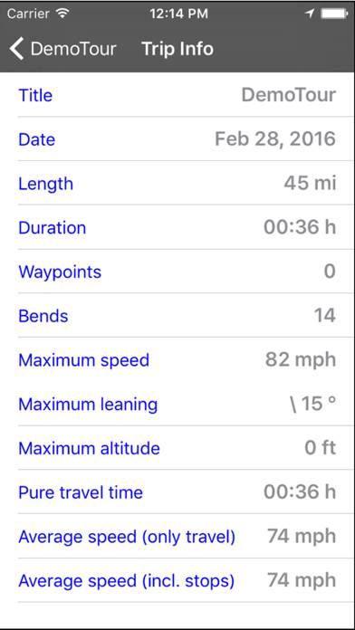 BikeTrip App screenshot #4