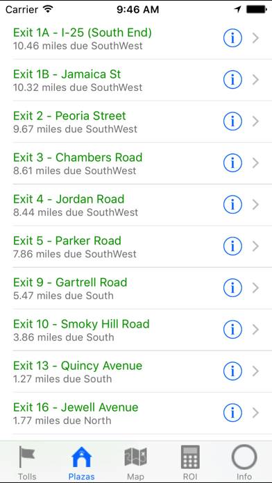 Denver E-470 Toll Road 2017 App screenshot #2