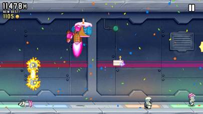 Jetpack Joyride skärmdump av spelet