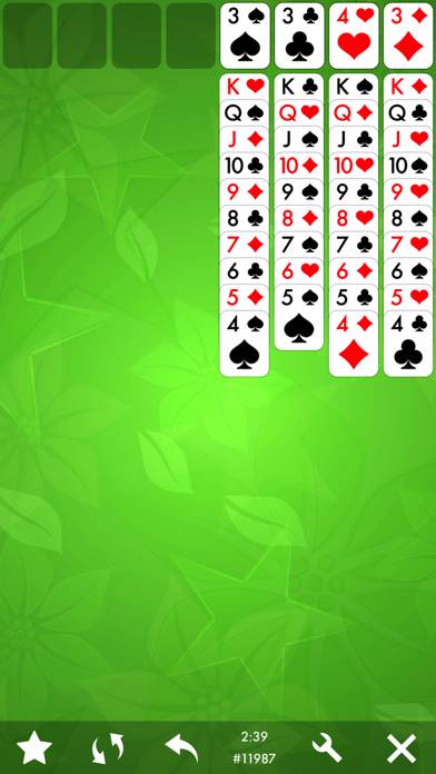 FreeCell Solitaire Card Game. App screenshot #5