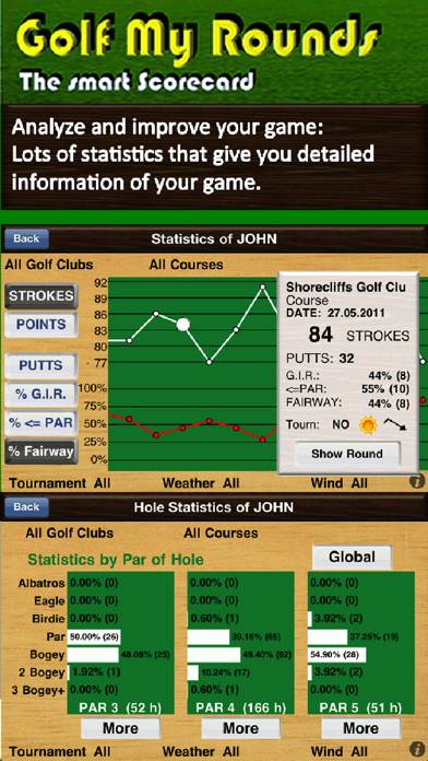 Golf My Rounds Captura de pantalla de la aplicación #4
