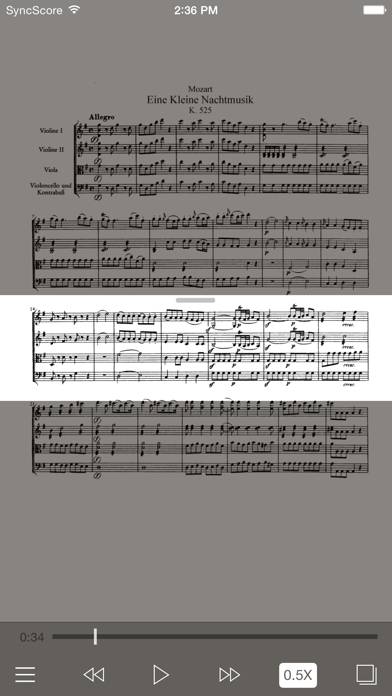 Mozart Eine kleine Nachtmusik Schermata dell'app #2