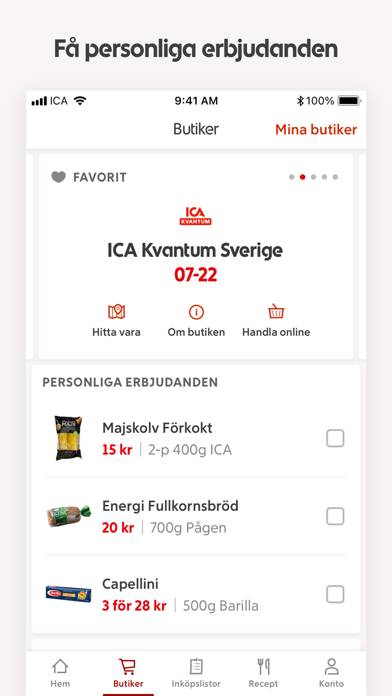 ICA – recept och erbjudanden App skärmdump #4