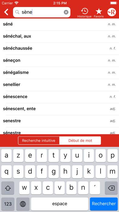 Dictionnaire Le Petit Robert App screenshot #3