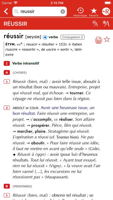 Dictionnaire Le Petit Robert App screenshot #4