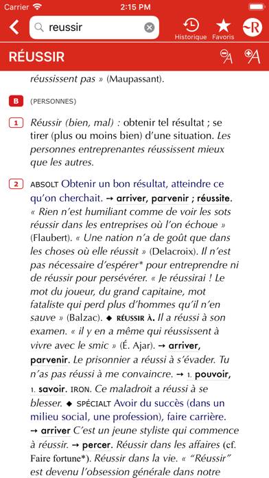Dictionnaire Le Petit Robert Capture d'écran de l'application #5
